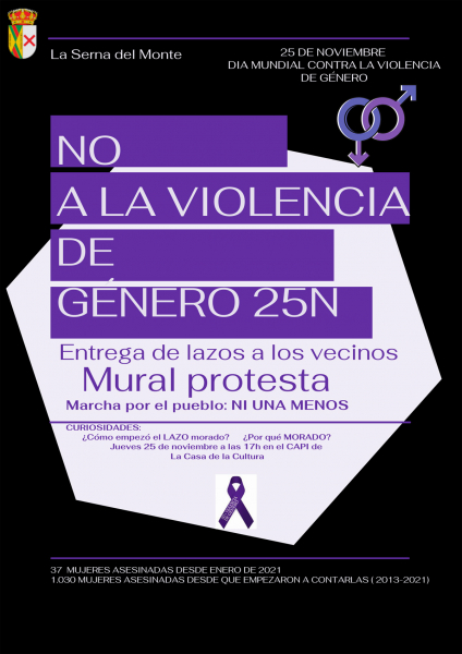 Cartel-25N-en-La-Serna-Del-Monte